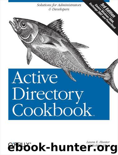 Active Directory Cookbook by Laura E. Hunter & Robbie Allen