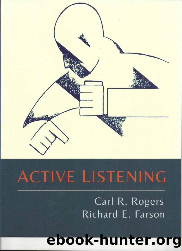 Active Listening by Carl R. Rogers by Unknown