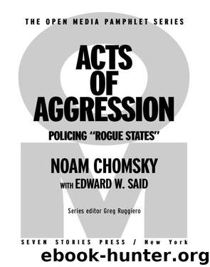 Acts of Aggression by Noam Chomsky