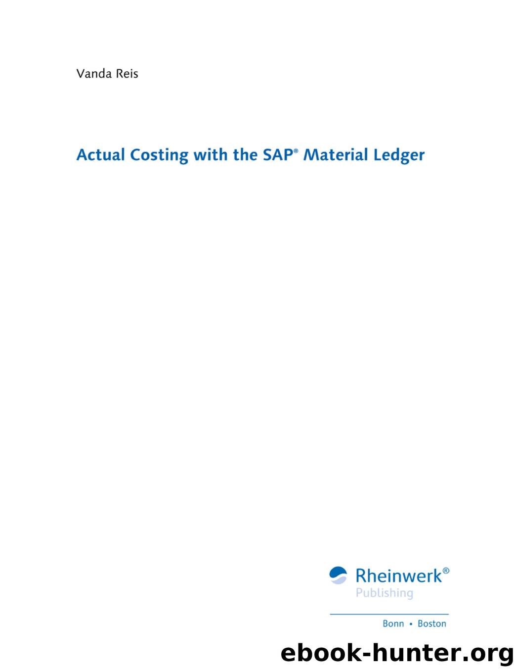 Actual Costing with SAP Material Ledger by Unknown