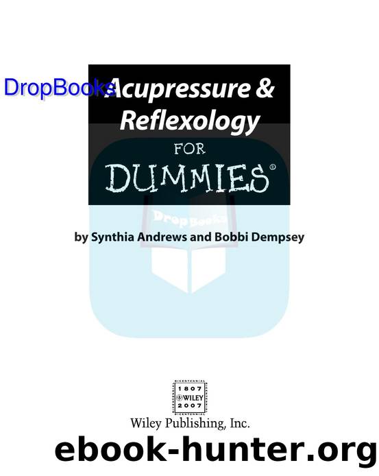 Acupressure  Reflexology for Dummies ISBN by 0470139420 DropBooks APP