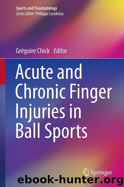 Acute and Chronic Finger Injuries in Ball Sports by Grégoire Chick