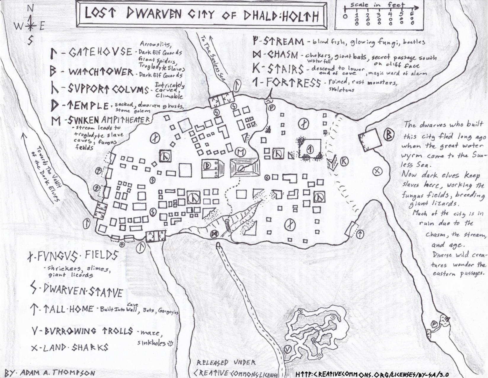 Adam A Thompson by Lost Dwarven City of Dhald'holth