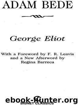 Adam Bede (Signet Classics) by Eliot George