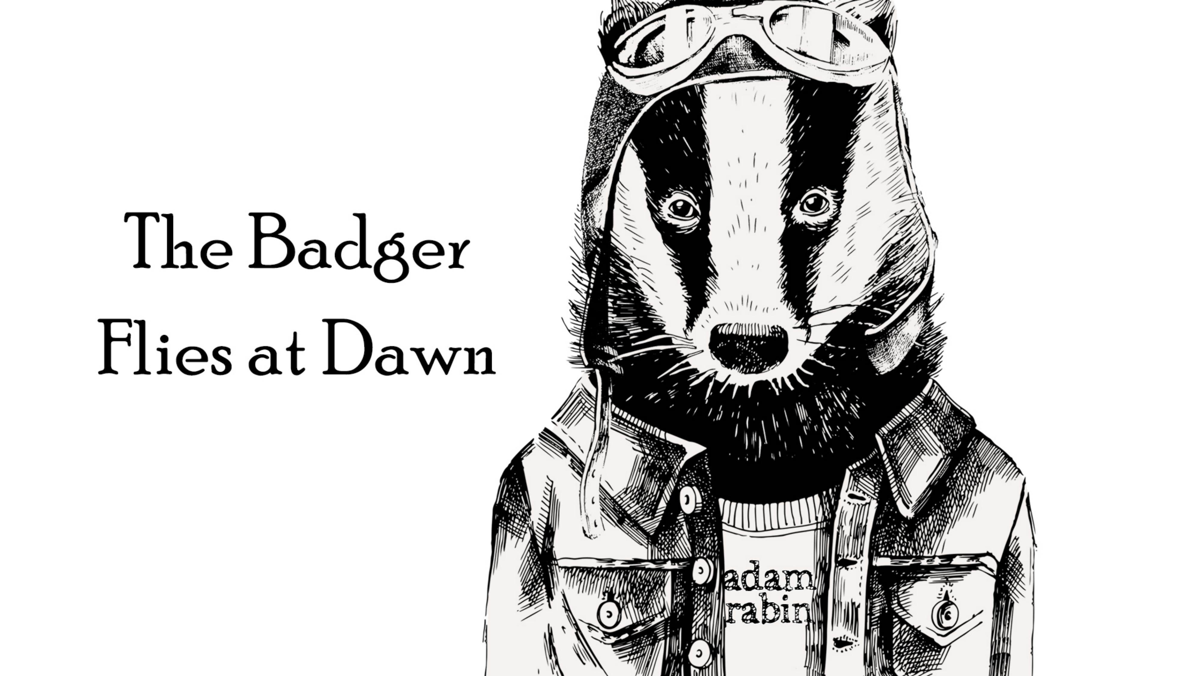 Adam Rabin - The Badger Flies At Dawn by AdamRabin-TheBadgerFliesAtDawn-booklet