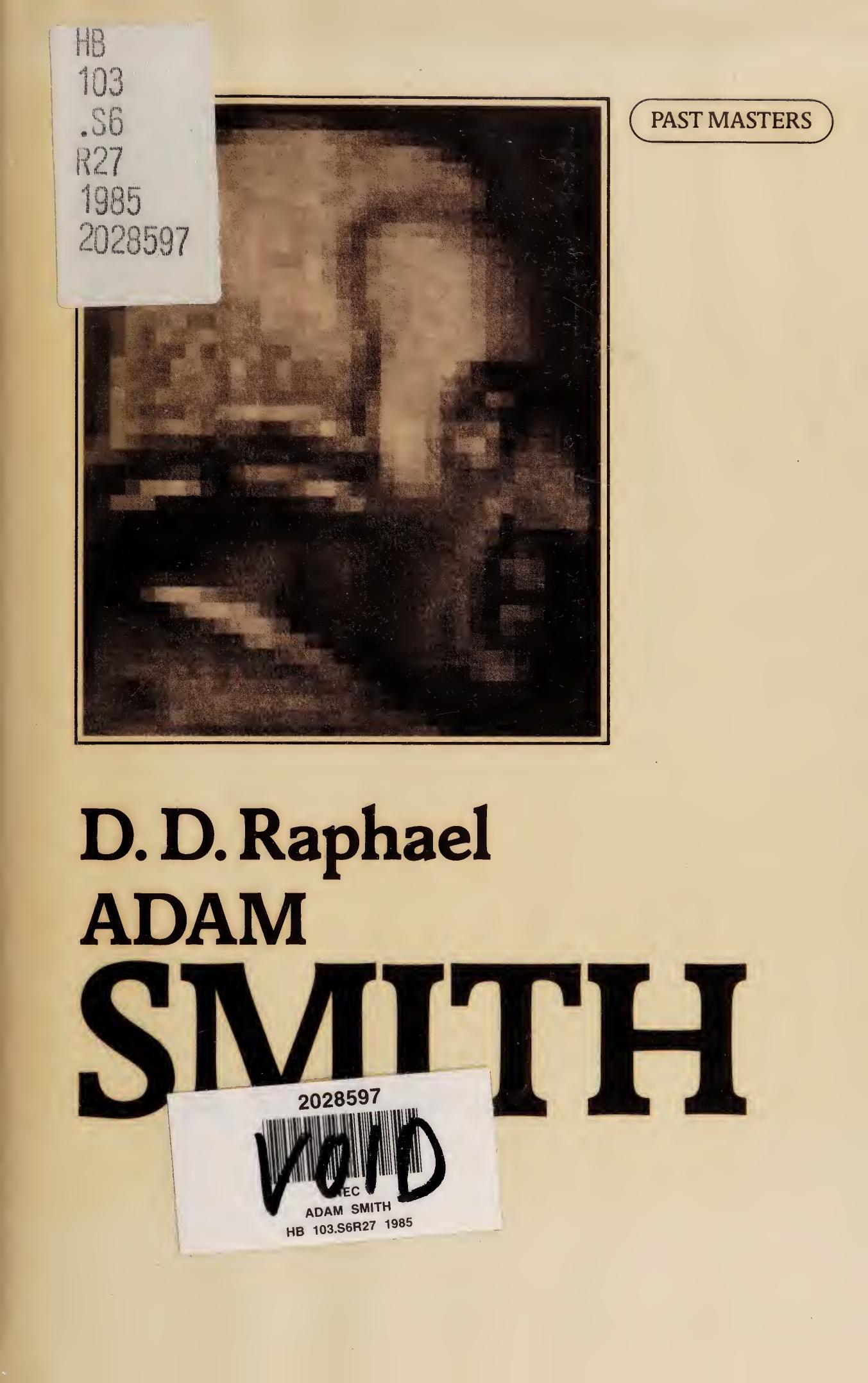 Adam Smith by D. D. Raphael