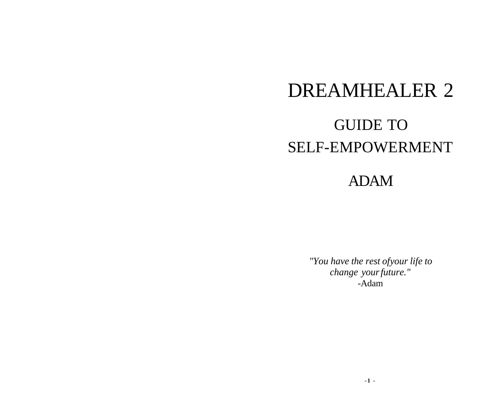 Adam by Dream Healer 2