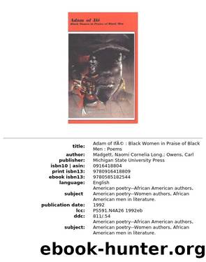 Adam of IfÃ©: Black Women in Praise of Black Men: Poems by Naomi Cornelia Long Madgett