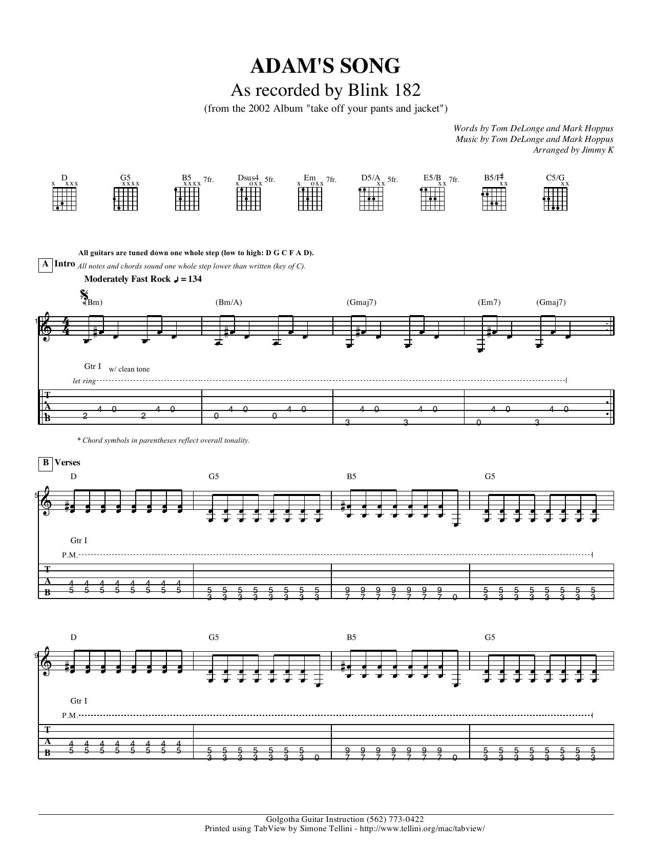 Adam's Song by Micah Mata