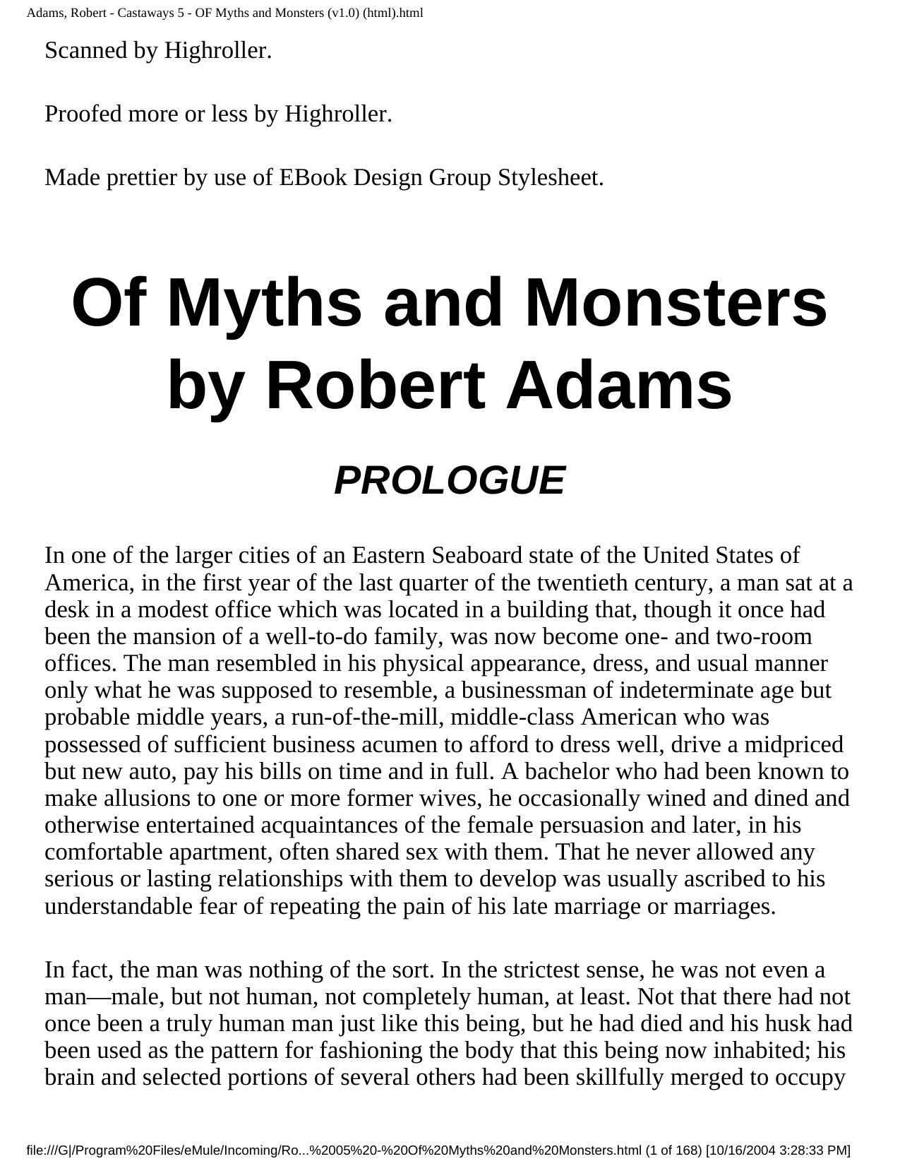 Adams, Robert - Castaways 5 - OF Myths and Monsters (v1.0) (html).html by Unknown