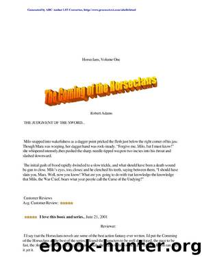 Adams, Robert - Horseclans 01 - The Coming Of The Horeseclans by Adams Robert