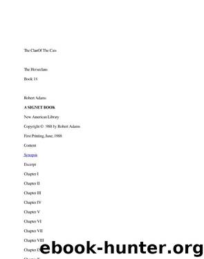 Adams, Robert - Horseclans 18 - The Clan of the Cats by Adams Robert