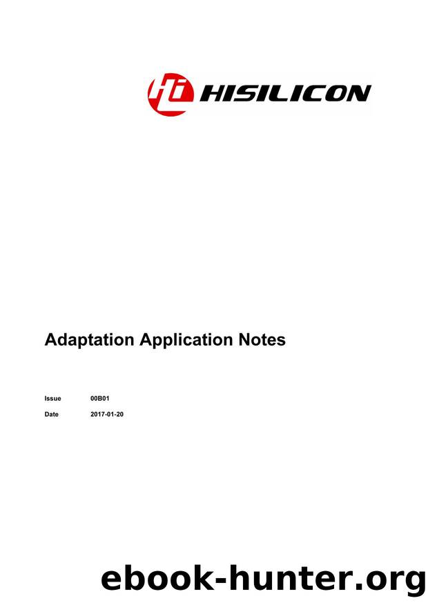 Adaptation Application Notes by Administrator