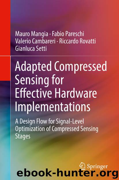 Adapted Compressed Sensing for Effective Hardware Implementations by Mauro Mangia Fabio Pareschi Valerio Cambareri Riccardo Rovatti & Gianluca Setti