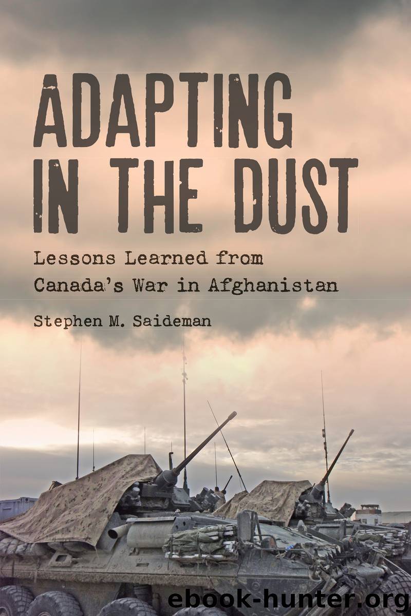 Adapting in the Dust by Stephen M. Saideman