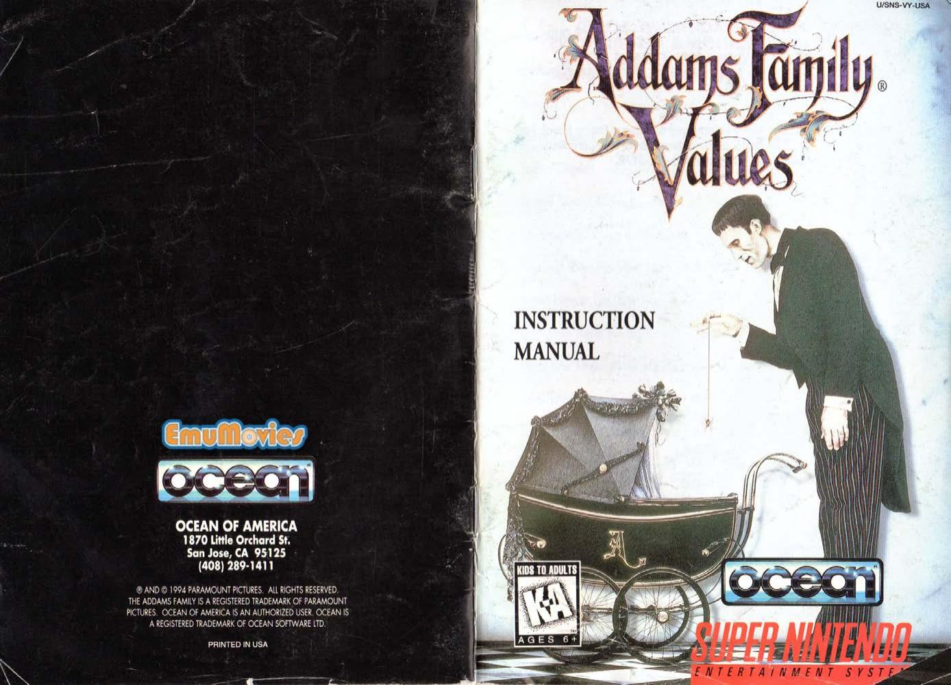 Addams Family Values (USA) by Unknown