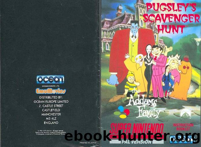 Addams Family, The by Pugsley's Scavenger Hunt (USA)-manual