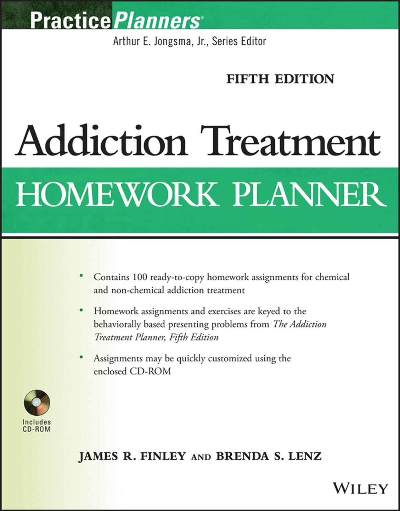 Addiction treatment homework planner by James R. Finley and Brenda S. Lenz