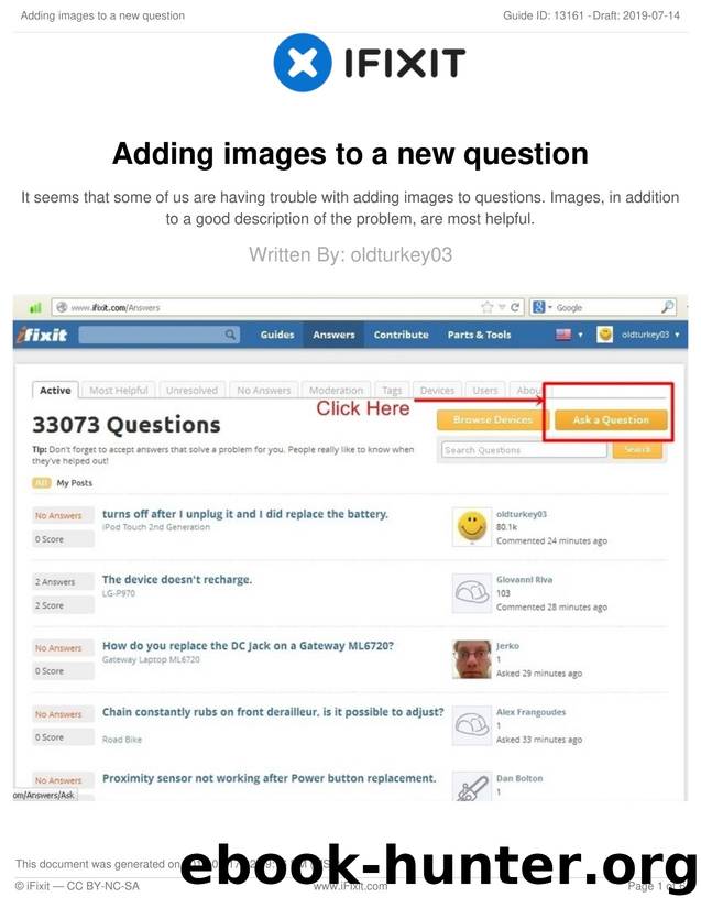 Adding images to a new question by Unknown