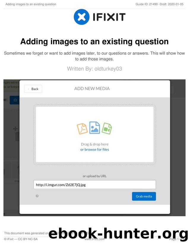 Adding images to an existing question by Unknown