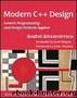 Addison Wesley: Modern C++ Design: Generic Programming and Design Patterns Applied by By