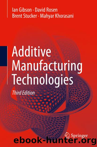 Additive Manufacturing Technologies by Ian Gibson & David Rosen & Brent Stucker & Mahyar Khorasani