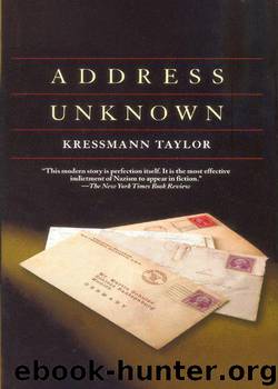 Address Unknown by Taylor Kressmann