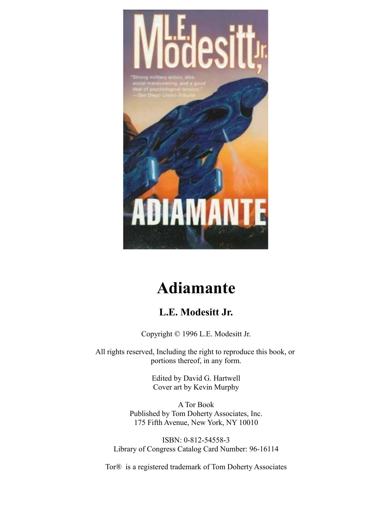 Adiamante by L. E. Modesitt