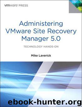 Administering VMware Site Recovery Manager 5.0 by Laverick Michael Gordon