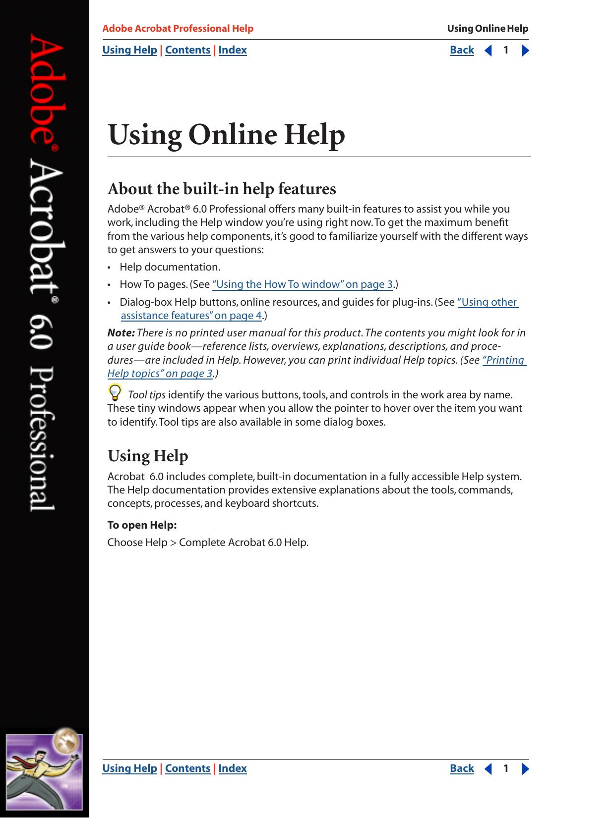 Adobe Acrobat 6.0 Professional Help by Adobe Instructional Communications