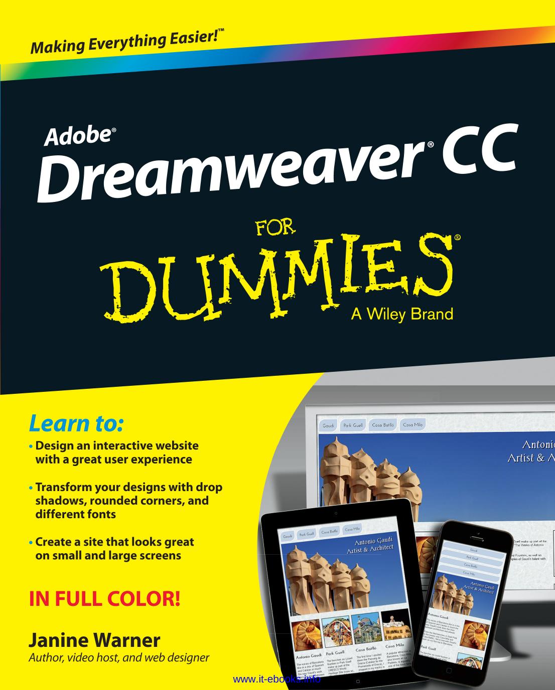 Adobe Dreamweaver CC For Dummies by Janine Warner