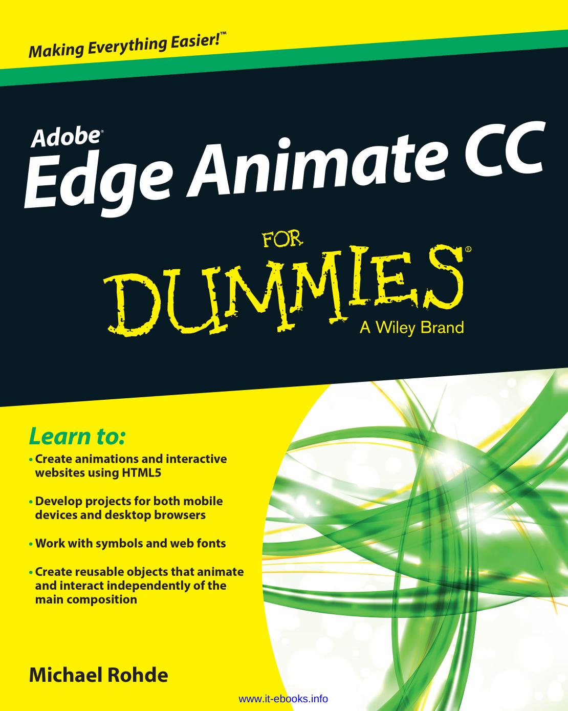 Adobe Edge Animate CC For Dummies by Michael Rohde