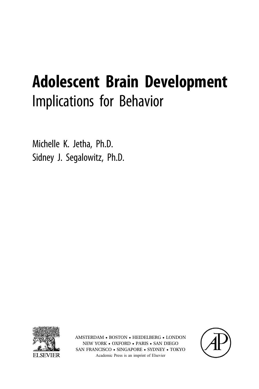 Adolescent Brain Development by 4<8=8AB@0B>@