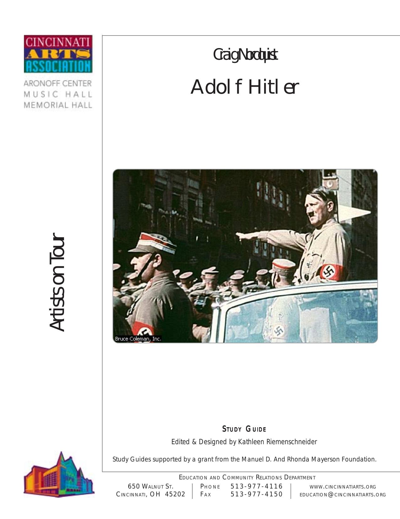 Adolf Hitler by Nikolaos Stergiannis Ph.D. (Mechanical Engineering)