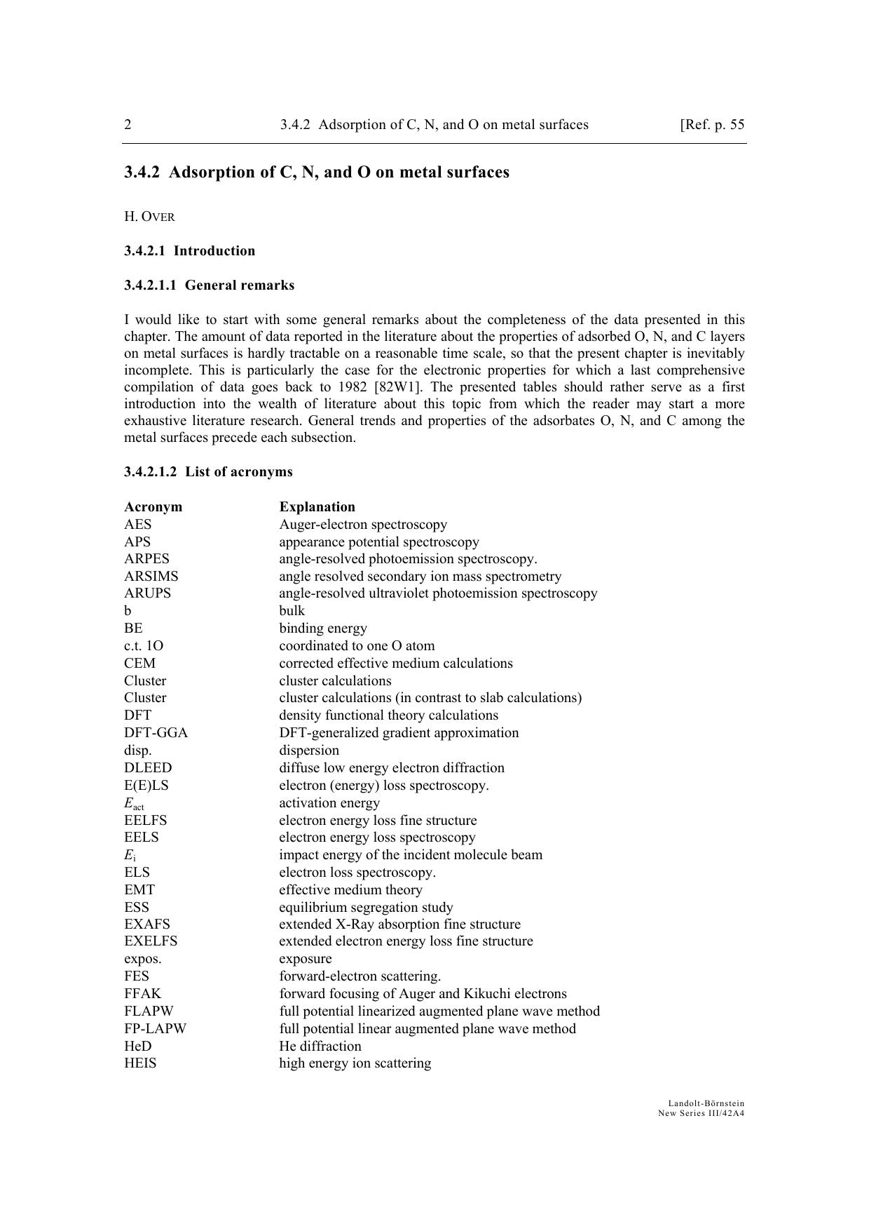 Adsorbed Layers on Surfaces: Adsorbed Species on Surfaces and Adsorbate-Induced Surface Core Level Shifts by H. Over (auth.) H.P. Bonzel (eds.)