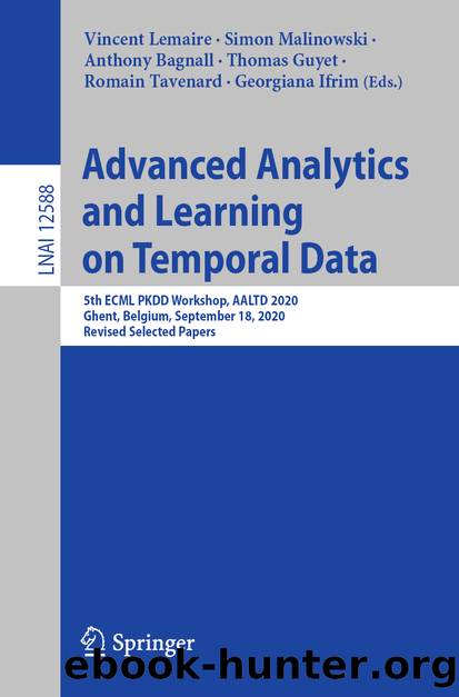Advanced Analytics and Learning on Temporal Data by Unknown