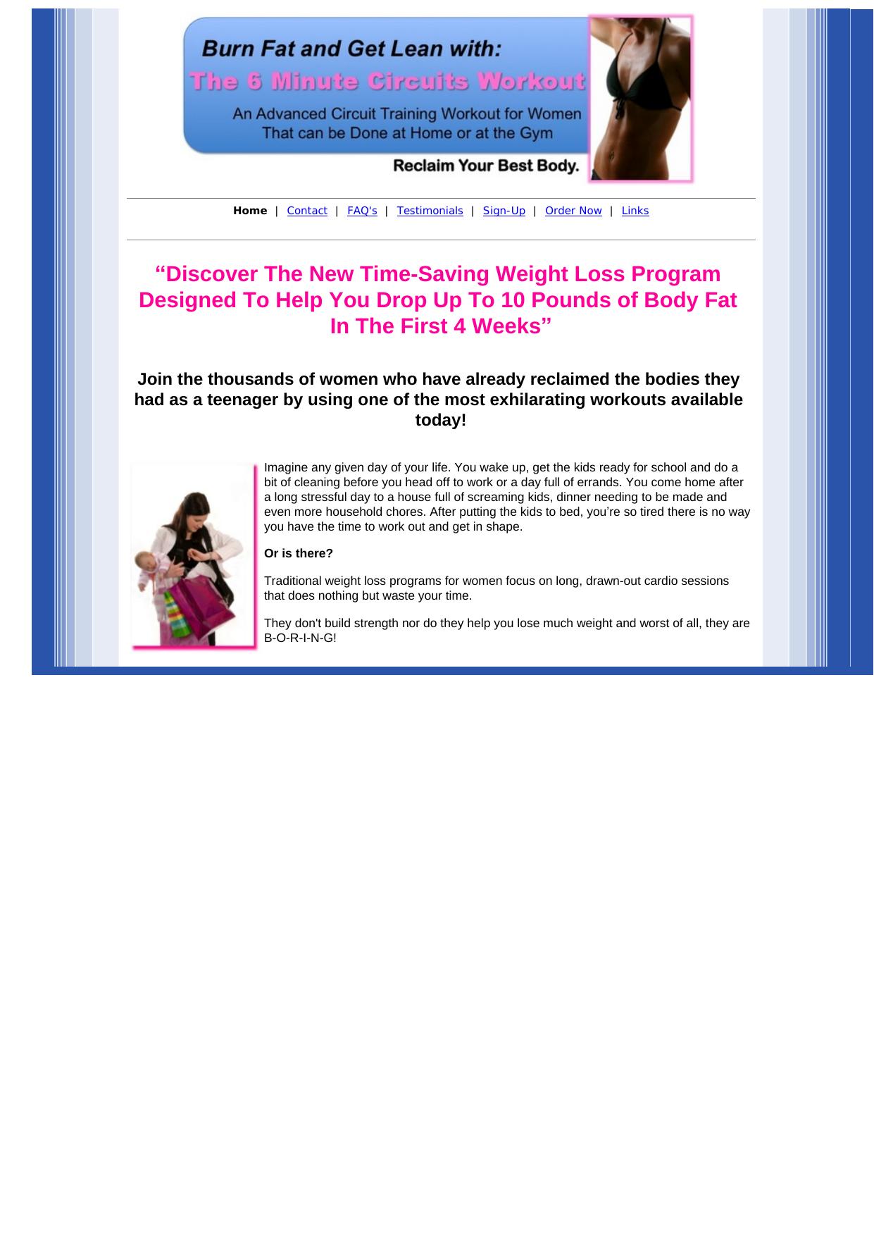 Advanced Circuit Training Fat Loss Program For Women. by Best of Kuszter's Collection