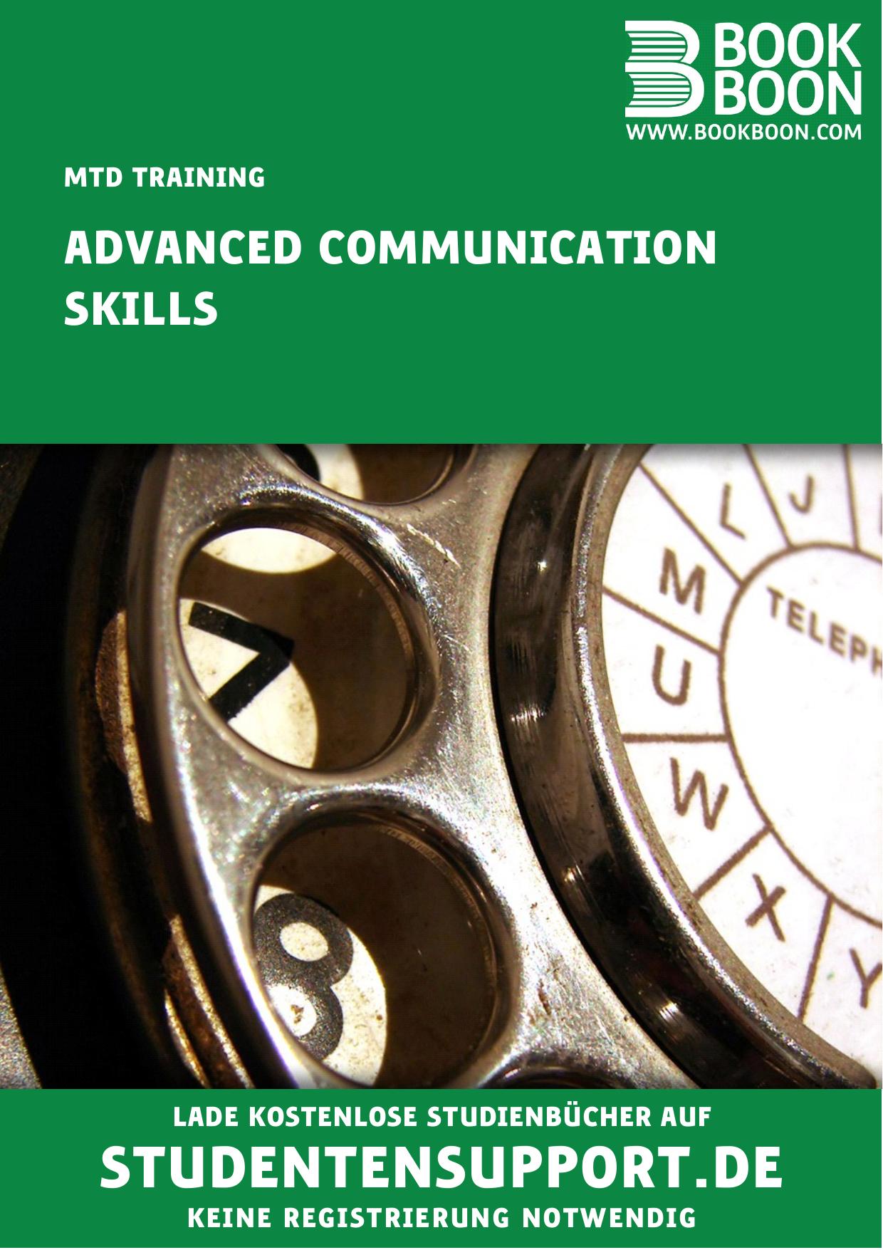 Advanced Communication Skills by MTD Training