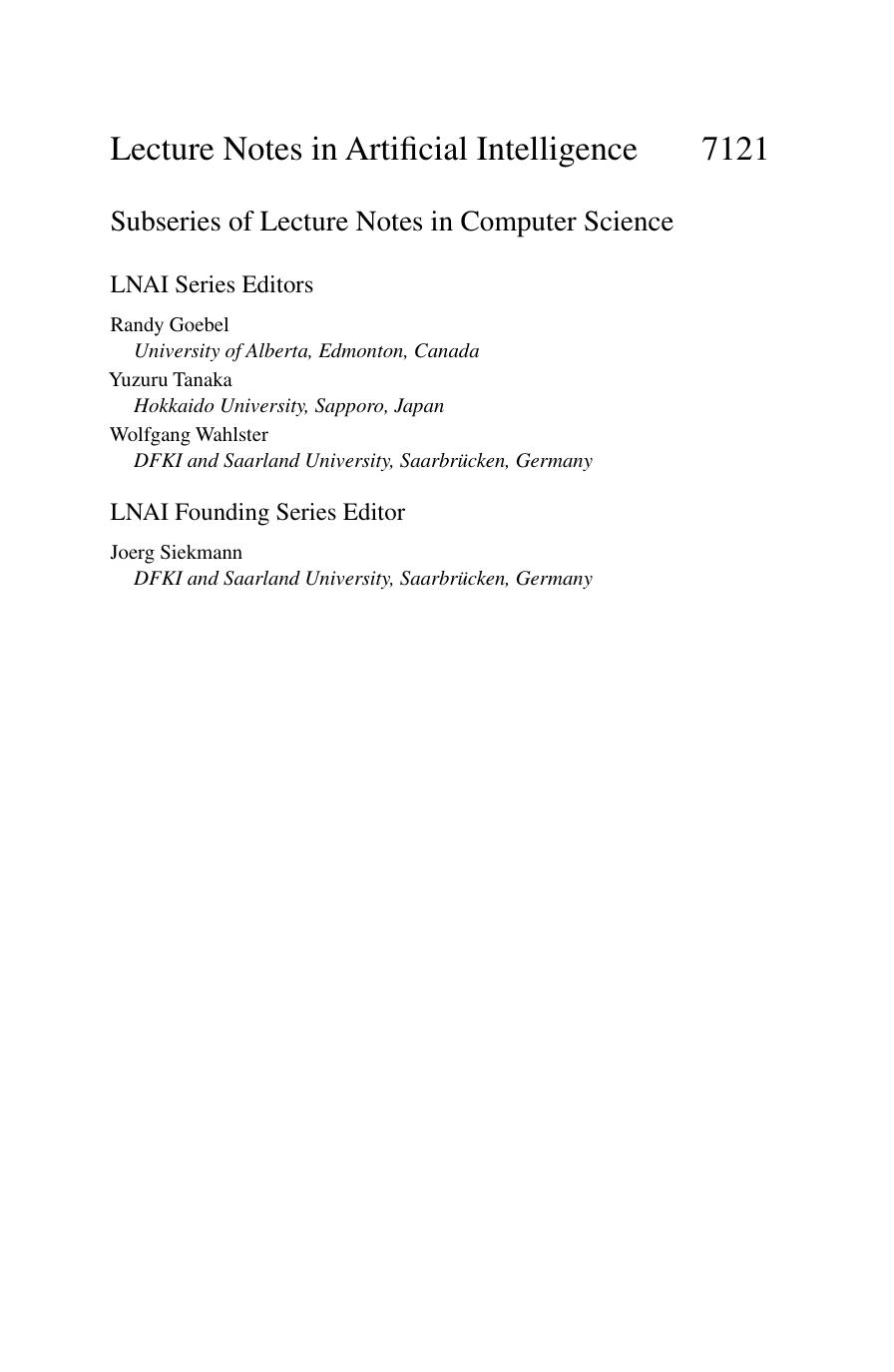 Advanced Data Mining and Applications: 7th International Conference, ADMA 2011, Beijing, China, December 17-19, 2011, Proceedings, Part II by unknow