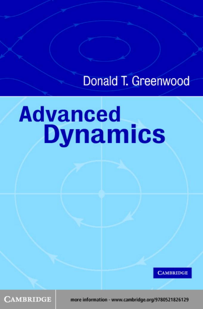 Advanced Dynamics by Donald T. Greenwood