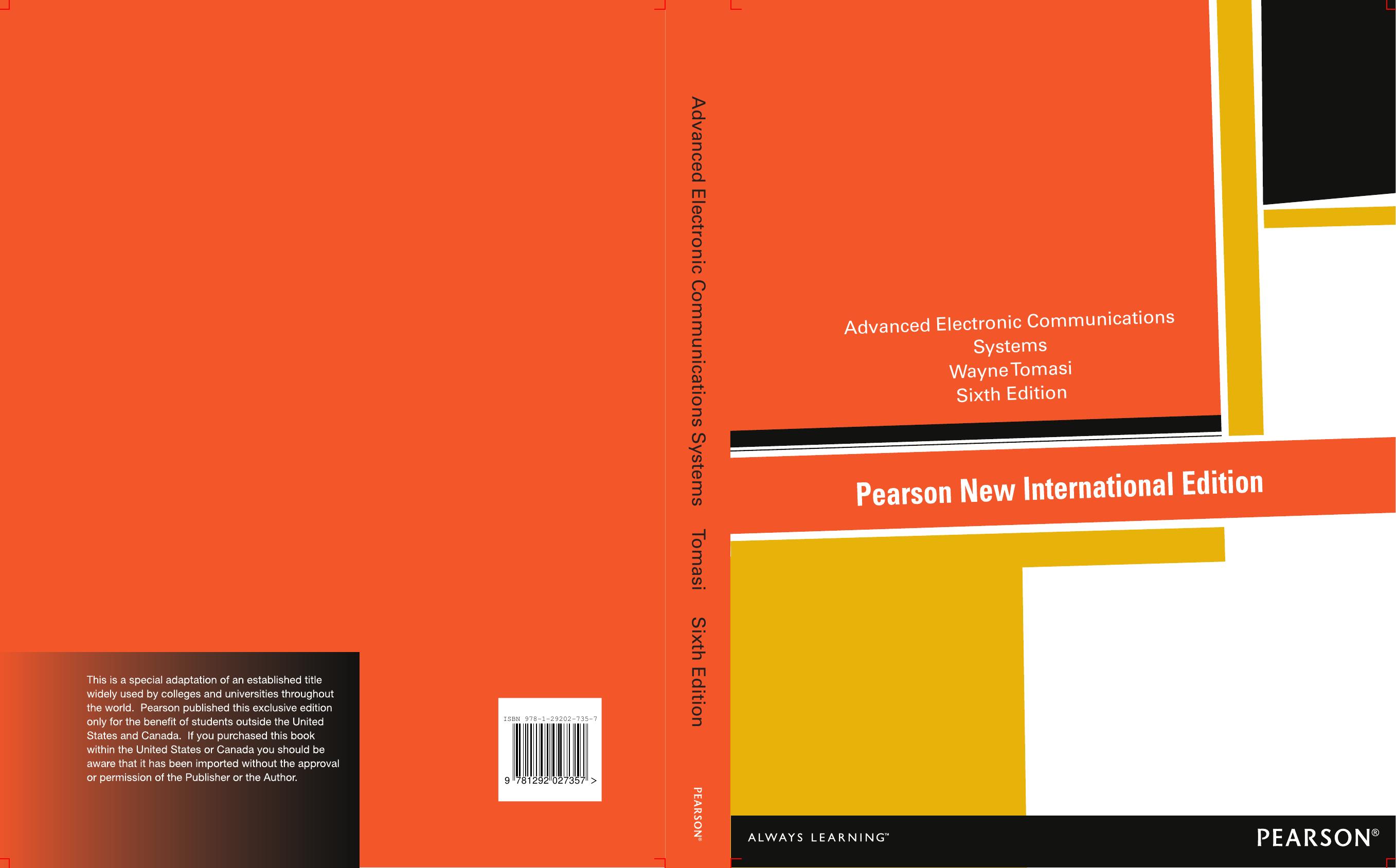 Advanced Electronic Communications Systems by Wayne Tomasi