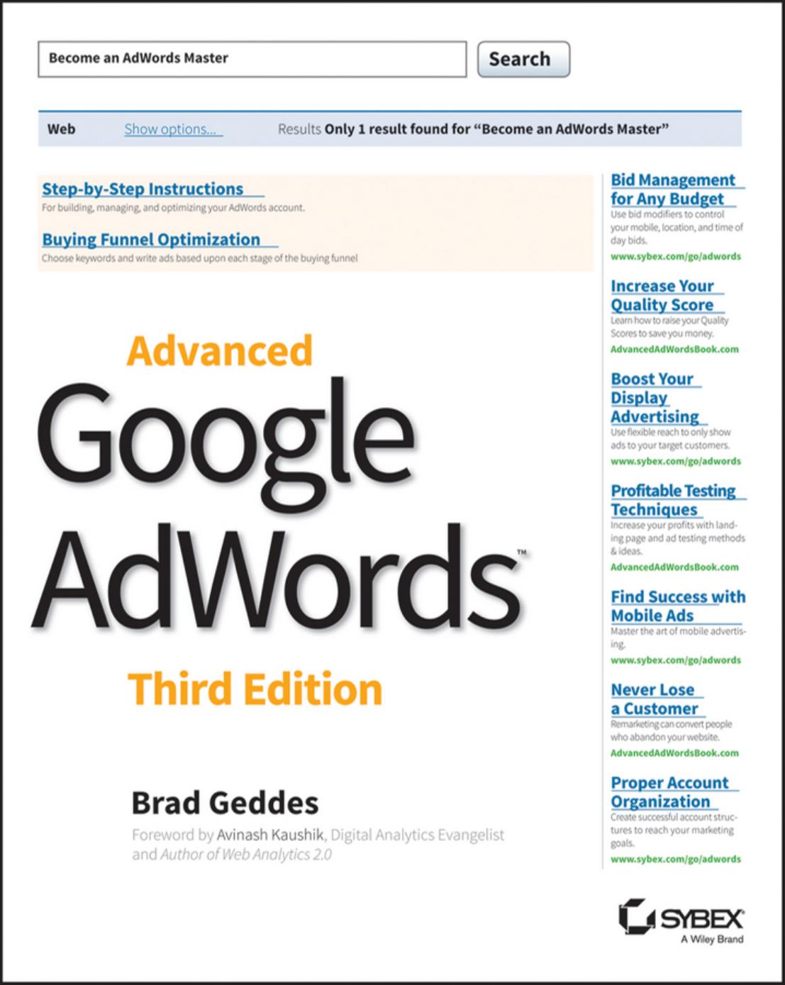 Advanced Google AdWords 3rd (2014) by Unknown