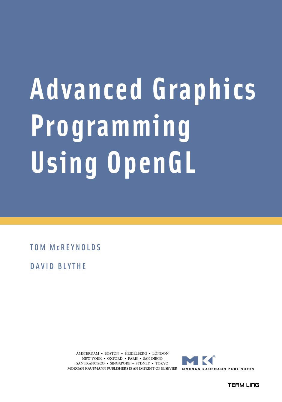Advanced Graphics Programming Using OpenGL by Ganesh Rao (Cepha Imaging INDIA) 4866 2001 Oct 23 13:15:14