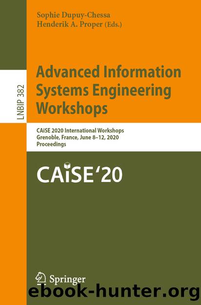 Advanced Information Systems Engineering Workshops by Unknown