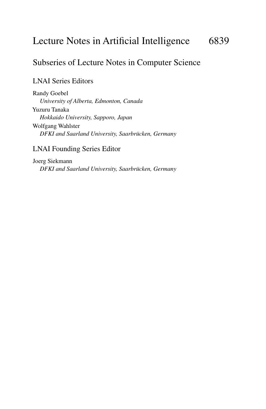 Advanced Intelligent Computing Theories and Applications. With Aspects of Artificial Intelligence: 7th International Conference, ICIC 2011, Zhengzhou, China, August 11-14, 2011, Re by unknow