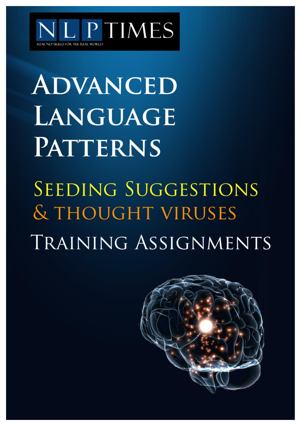 Advanced Language Patterns Assignments by NLPTIMES.COM