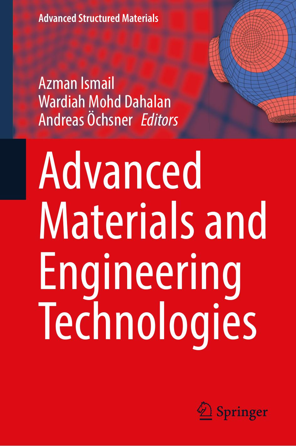 Advanced Materials and Engineering Technologies by Azman Ismail Wardiah Mohd Dahalan Andreas Öchsner