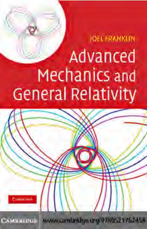 Advanced Mechanics and General Relativity by Franklin J