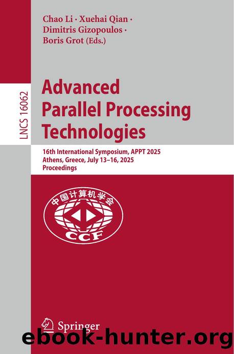 Advanced Parallel Processing Technologies by unknow