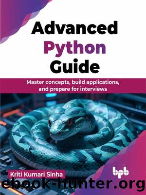 Advanced Python Guide by Kriti Kumari Sinha